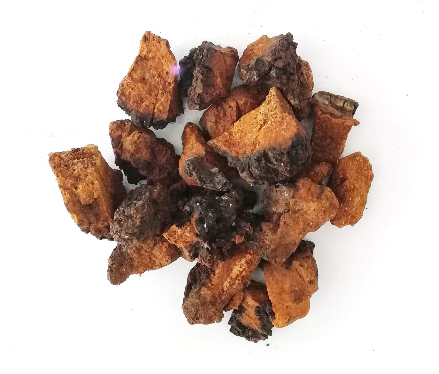 ECO-TASTE Chaga Mushroom Chunks - 100% Wild Harvested Tea Chunks - 8 Ounce Pack