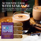 Blue Lotus Chai - Star Anise Masala Chai - Makes 17 Cups - 0.5 Oz Pouch Masala Spiced Chai Powder With Organic Spices - Instant