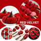 Vividye Edible Glitter Spray - 20g Luster Dust for Cakes, Cocktails, and Beverages - Red Velvet