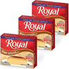 Royal Flan Dessert Mix - 3 Pack of 3.8oz Boxes - Simple Dessert for The Whole Family - 24 Servings Total