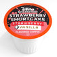 Java Factory Flavored Coffee Pods  Strawberry Shortcake  Compatible with K Cup malt-inspired  40 Count