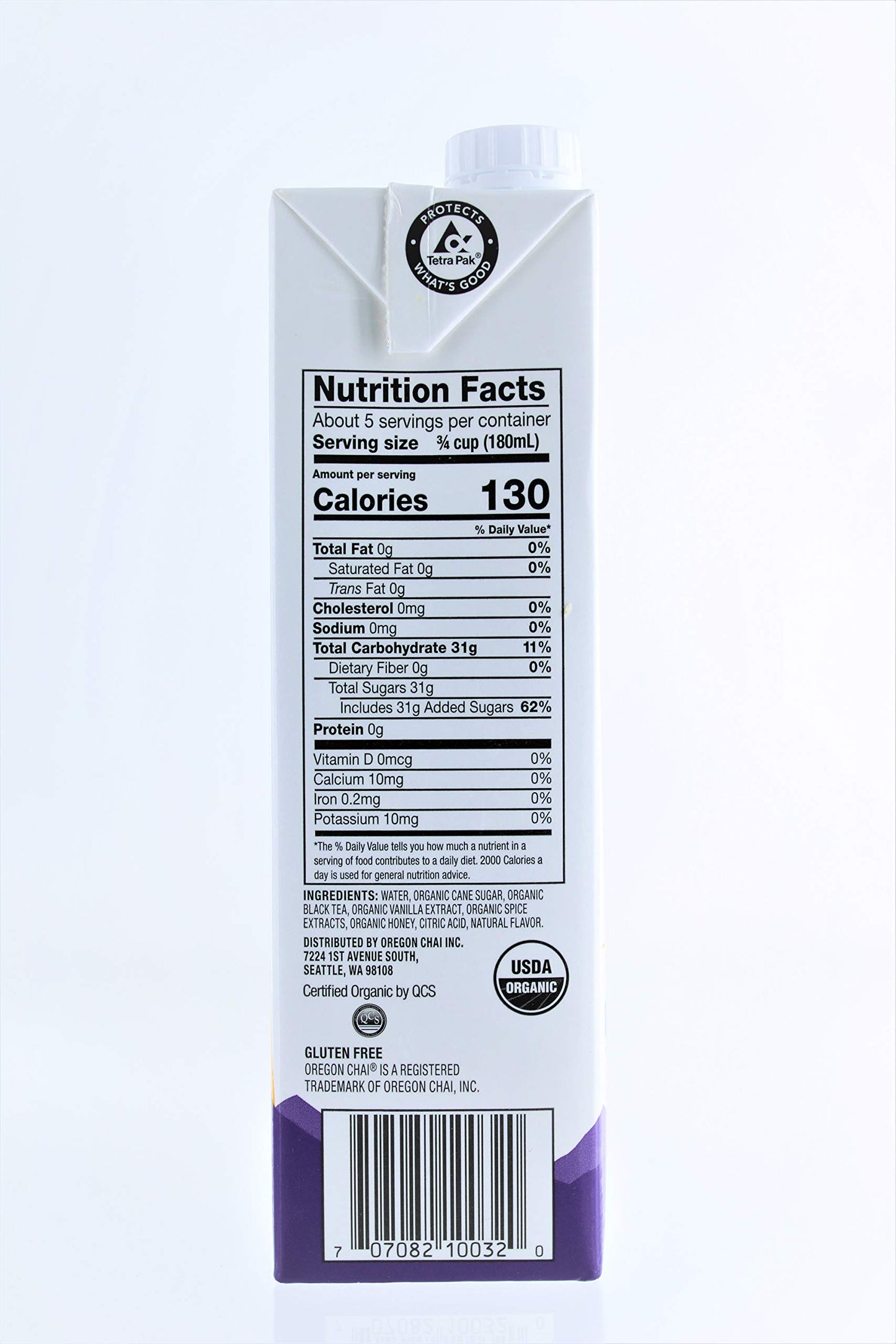 Oregon Chai Tea Concentrate Original Flavor, 32 Fl Oz (Pack of 3), Model 00221366
