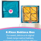 Bakluva 8-Piece Baklava Pastry Dessert Gift Box - (8) Large 2.3 Oz (66 Gram) Pieces - Perfect For Gifts, Parties, And More