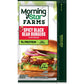 MorningStar Farms Veggie Burgers, Vegetarian Meat, Spicy Black Bean (4 Count)