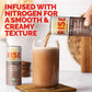 RISE Brewing Co. Oat Milk Mocha Nitro Cold Brew Coffee, No Sugar, Organic, 7 Fl Oz Cans, Pack of 12