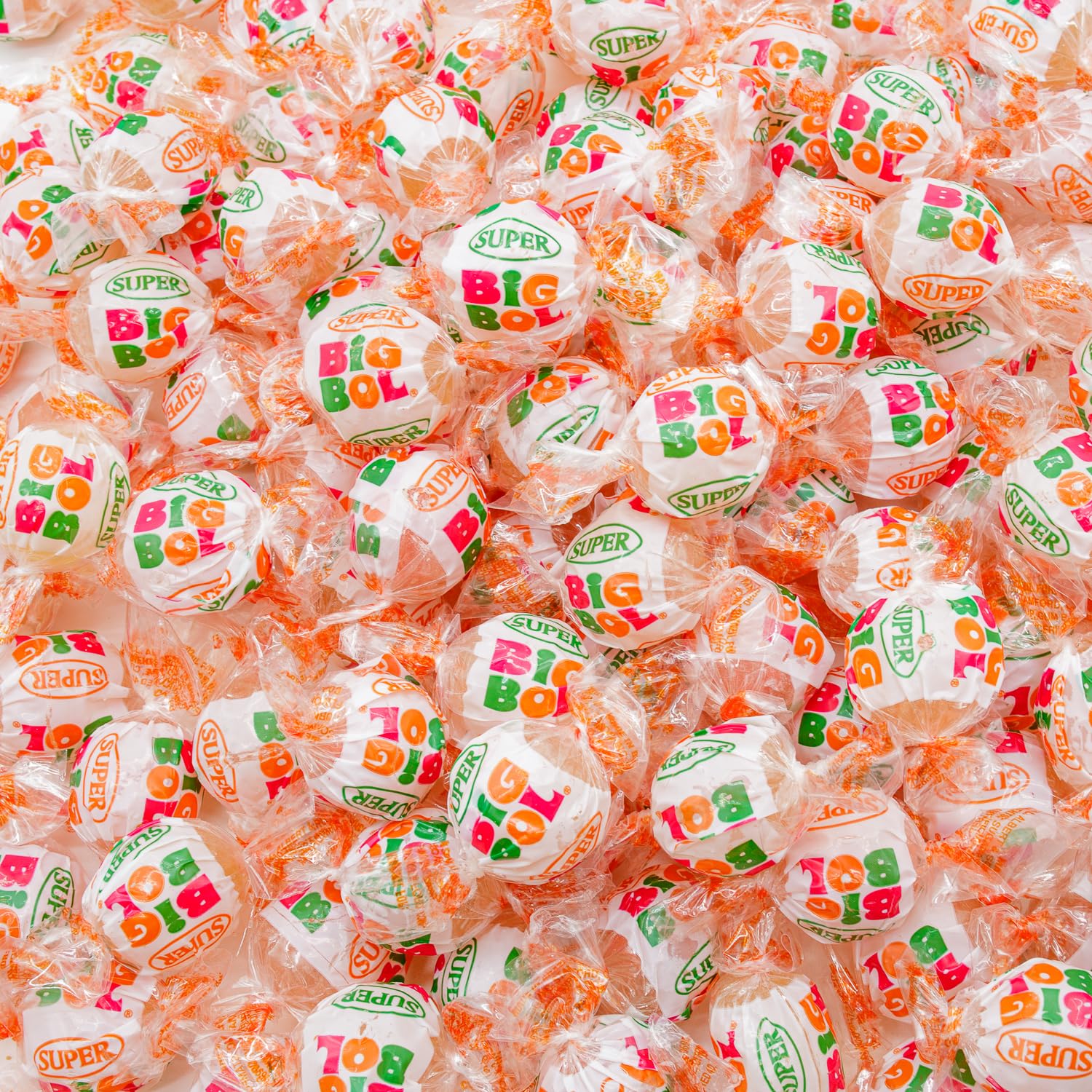 BIG BOL Bubble Candy Gum 14 oz - SUPER SIZE, Bulk Bag, Fruit Flavored, Nostalgic Gum, Individually Wrapped, Dual Taste & Texture