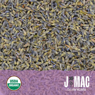 J Mac Botanicals, Organic Lavender Buds (16 Oz, 1 Pound Bag) Bulk, Dried Flowers, Flower