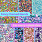 Galaxy Sprinkles | 8 Ounces | Star Sprinkles | Jimmies | Manvscakes