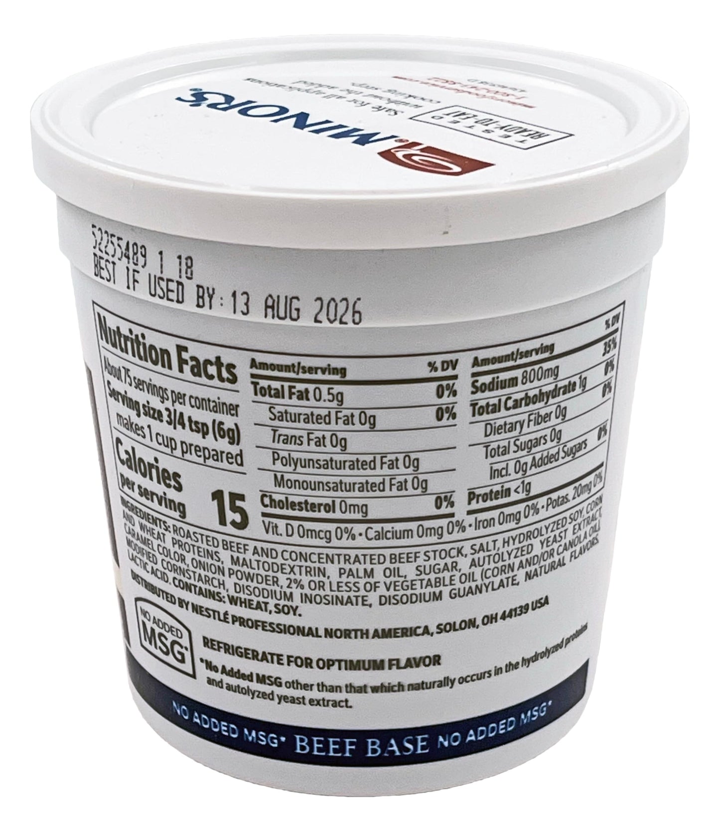Minors Original Formula Beef Base 16 Ounce