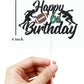 Happy 6Th Birthday Football Cake Topper 6Th Birthday Party Decorationssix Years Old Rugby Player Scene Cake Decoration For Kids