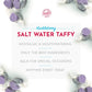 Bulk Saltwater Taffy, Huckleberry, 3 Pounds
