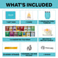 Birthday Gift Set With Stainless Tumbler, 15 Assorted Teas, 10 Honey Straws, Tea Tongs, Scented Candle And Greeting Card In Ready-To-Gift Box (Teal - Birthday Card)