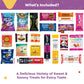 Thinking of You Snack Gift Box - Variety of Sweet & Savory Gourmet Snacks for Adults - Assorted Healthy Treats, Jerky, Cookies,