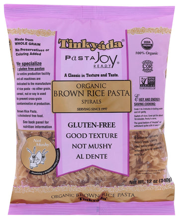 Tinkyada Brown Rice Spiral Pasta Organic 12 Ounces (Case of 12)