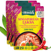 Homiah Laksa Curry Paste (Value 3 Pack X 7 Oz) - Gluten Free, Non-Gmo Malaysian Curry Paste - Laksa Curry Paste, Thai Essentials