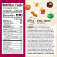 Snak Club Sweet and Salty Trail Mix with Peanuts, Butter Toffee Peanuts, M&MS Chocolate Candies, Toasted Corn, Honey Sesame Sti
