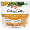 Orchard Valley Harvest Honey Roasted Mixed Nuts, 1 Ounce Bags (Pack of 15), Almonds, Peanuts, Pecans, and Cashews, Gluten Free, 