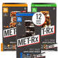 Met-Rx Big 100 Colossal Protein Bars Variety Pack, Super Cookie Crunch, Vanilla Caramel Churro, And Crispy Apple Pie Flavors, Brown, 12 Count