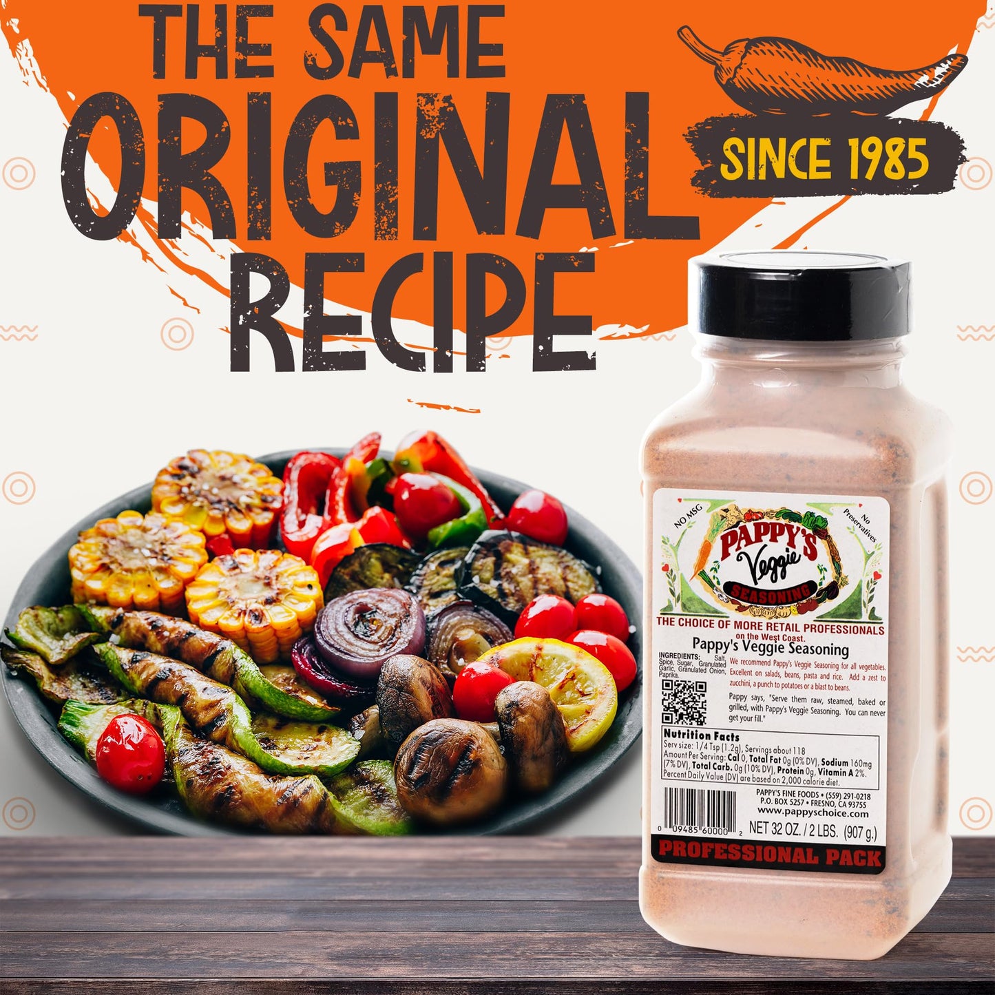 Pappy'S Veggie Seasoning - Flavorful Spice Blend For Roasted Vegetables, Stir-Fries, Grilled Veggies, Salads, And Soups | Perfec