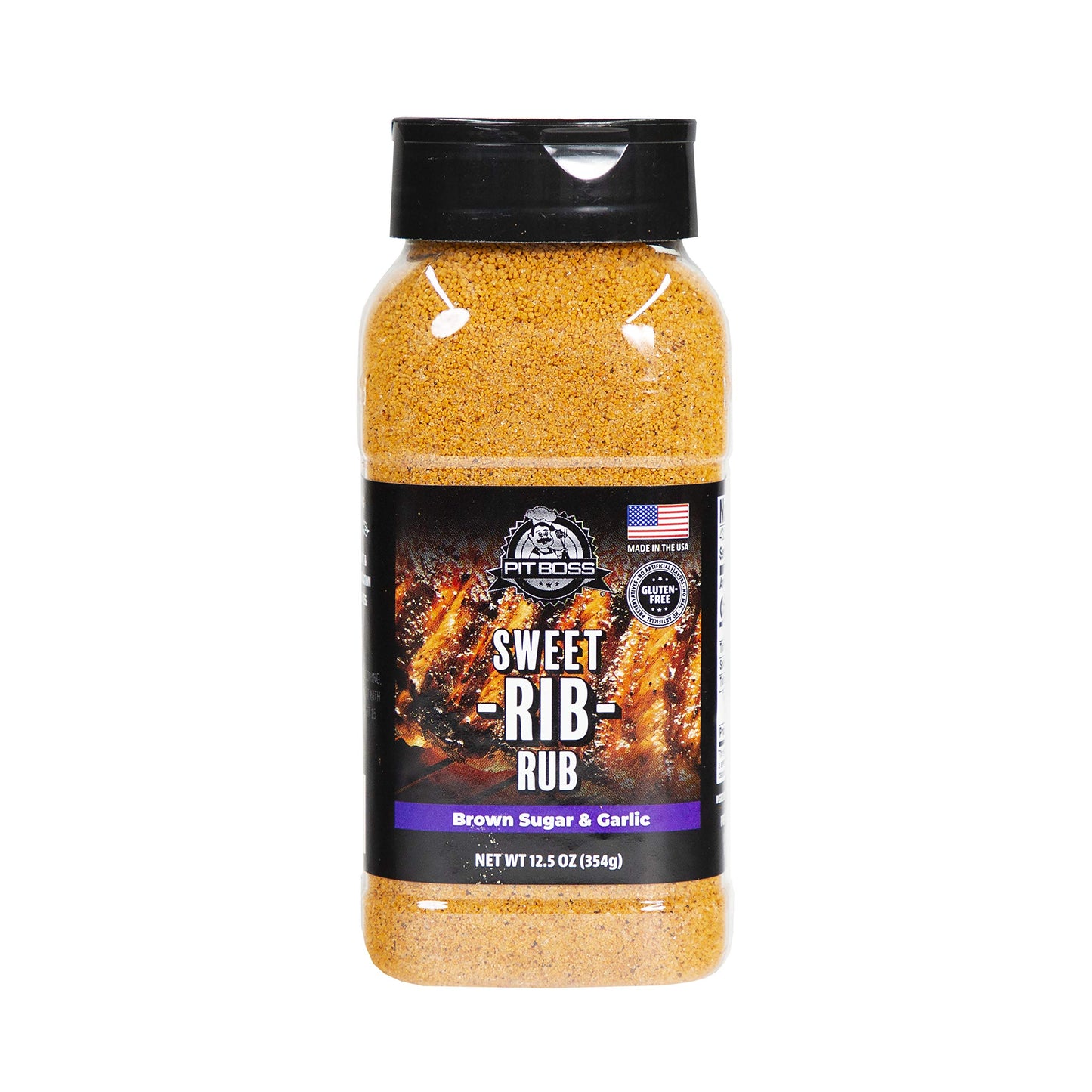 Pit Boss 40326 Sweet Rib Rub Grill Spices, 12.5 Ounce (Pack of 1), Multicolored