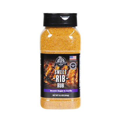 Pit Boss 40326 Sweet Rib Rub Grill Spices, 12.5 Ounce (Pack of 1), Multicolored