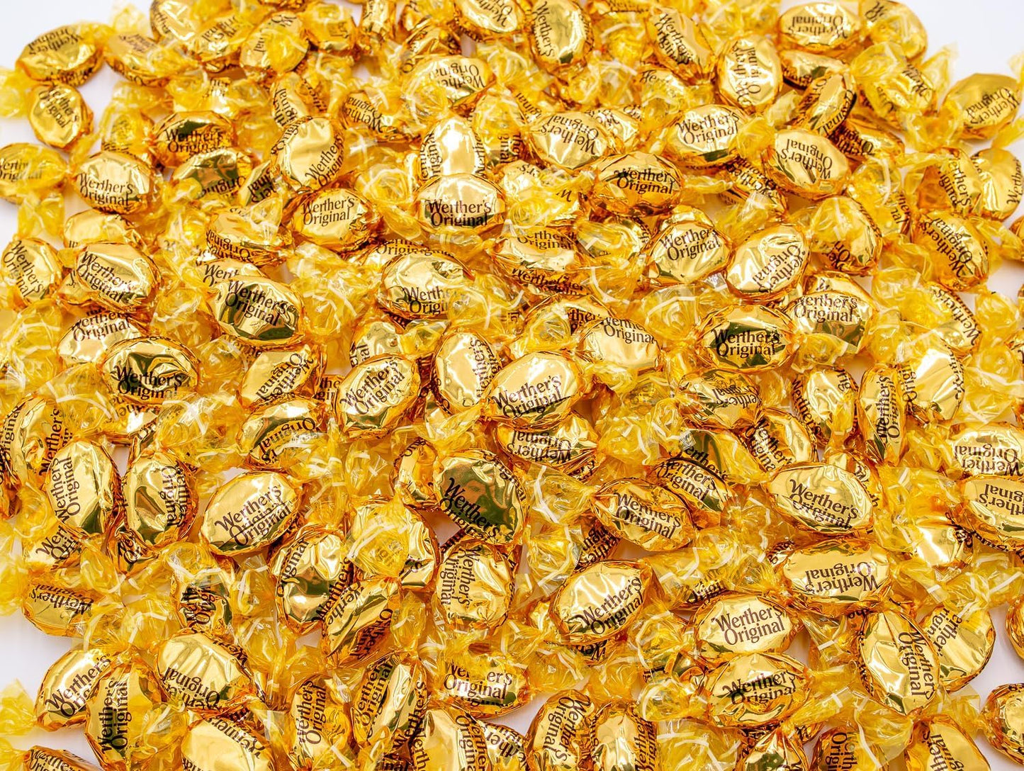 Werther Hard Caramel Candies - 1lb of Caramels- Delicious Classic Taste that Everyone Enjoys - Stock up with 1lbs of Candy - Perfect for Sharing