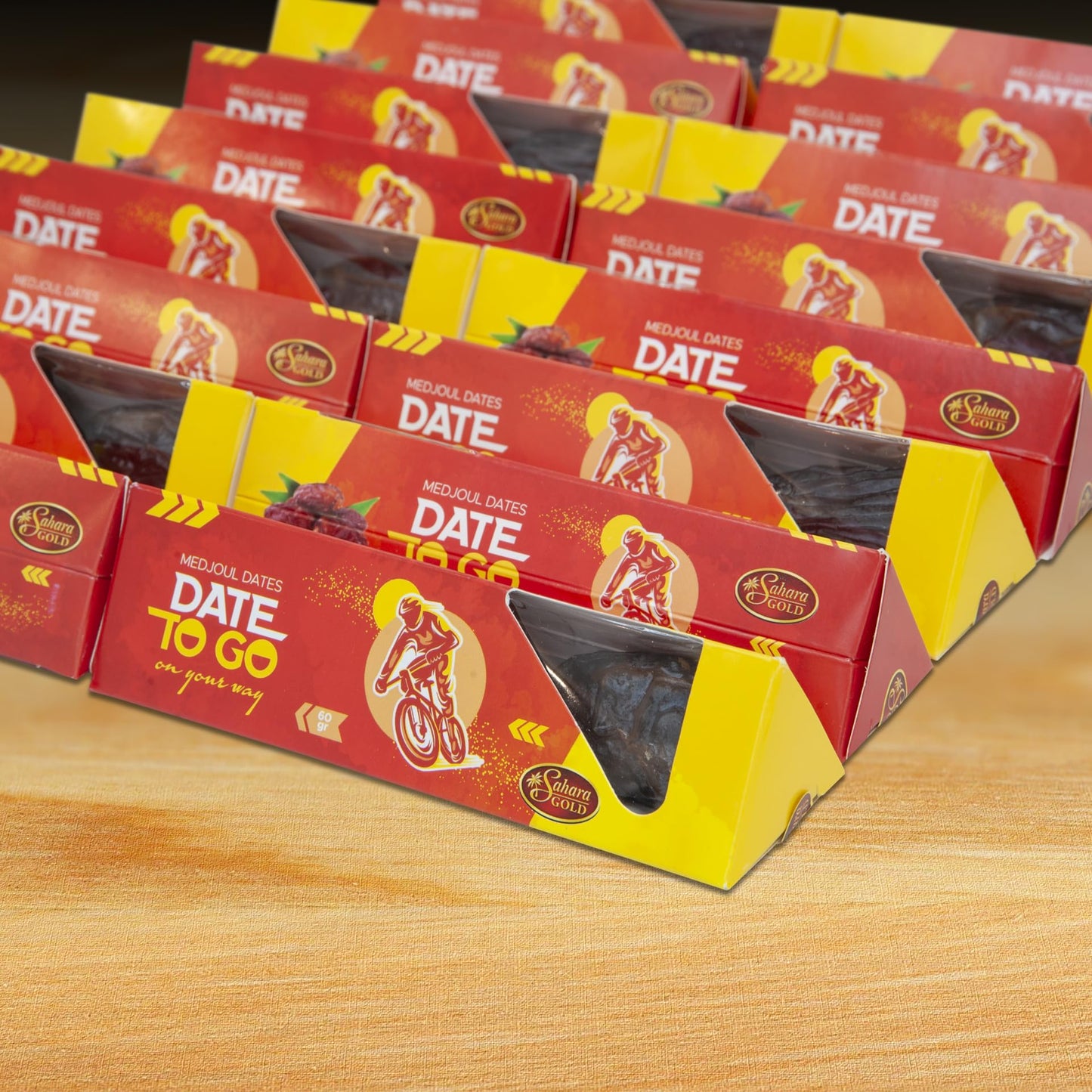 Sahara Gold Medjool Dates Snack Pack - Naturally Sweet & Chewy, Travel-Friendly For Cyclists & Hikers, Perfect For Gifting, 27 S