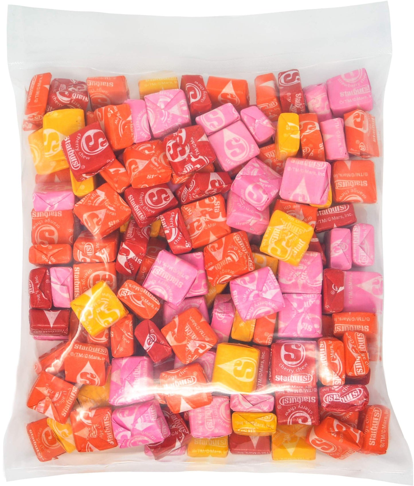 Starburst Original Fruit Chews Sugar Candy, 2.0 Pounds Bulk 200 Pieces Approximately