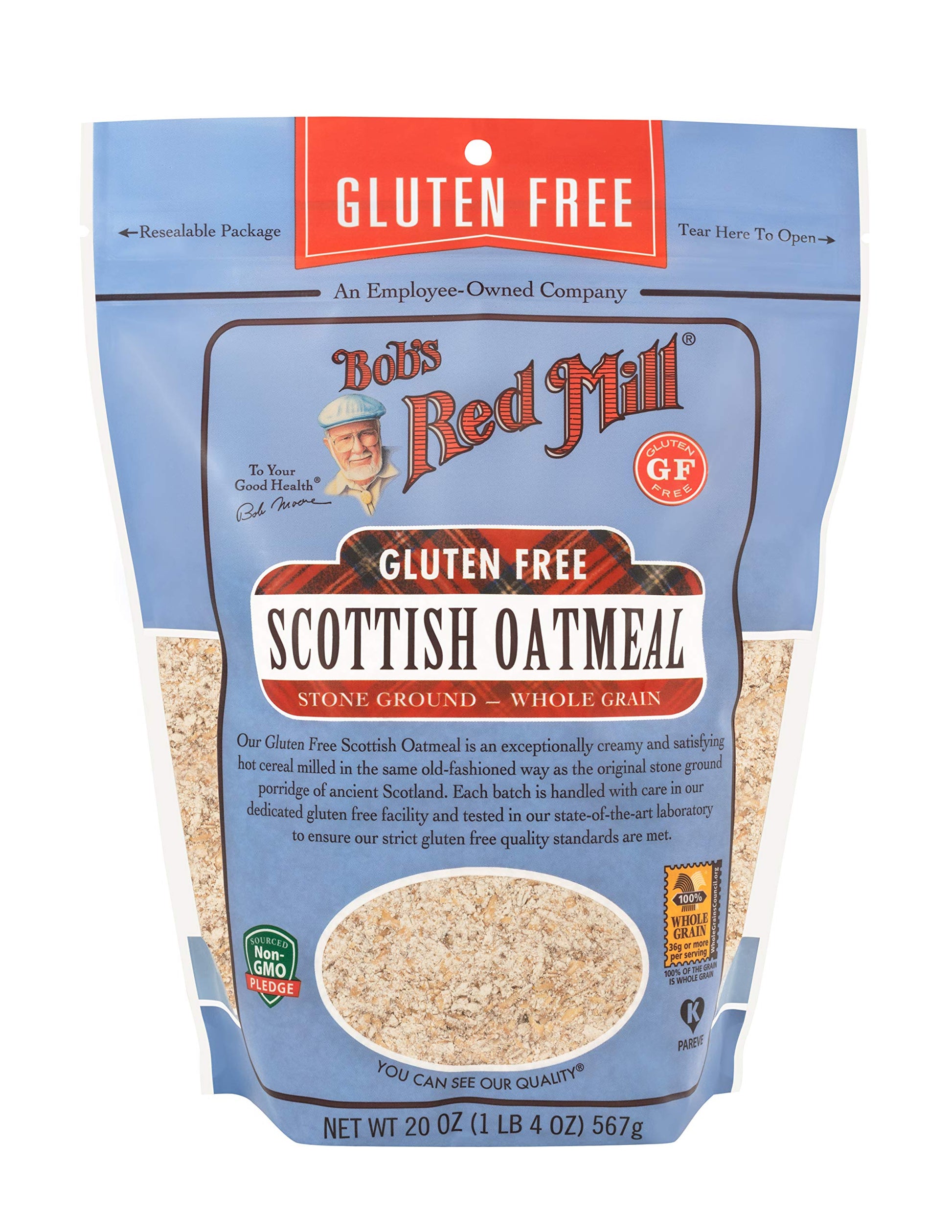 Bobs Red Mill Gluten Free Scottish Oatmeal 20 Oz