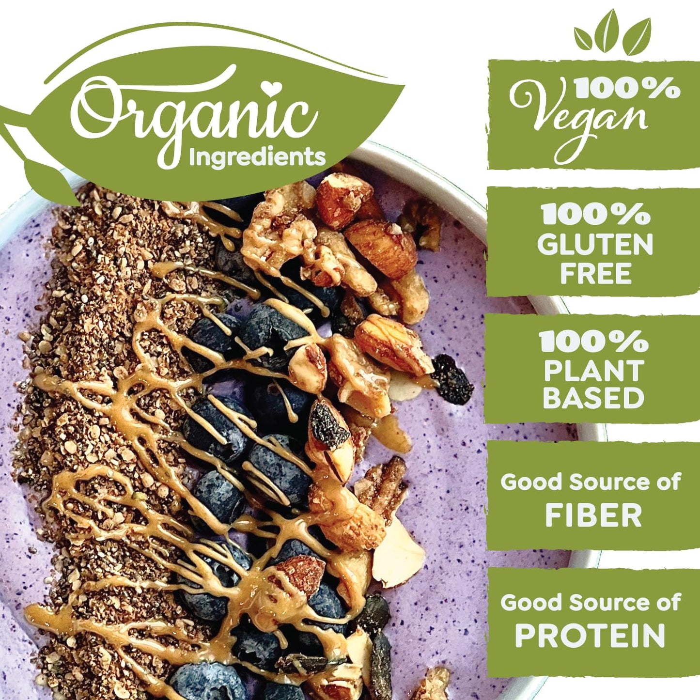 Witzi'S Grain Free Granola, Variety Pack, 5Oz (Pack Of 3), Original, Banana Berry, Lemon Raspberry, Made With Almonds, Walnuts &