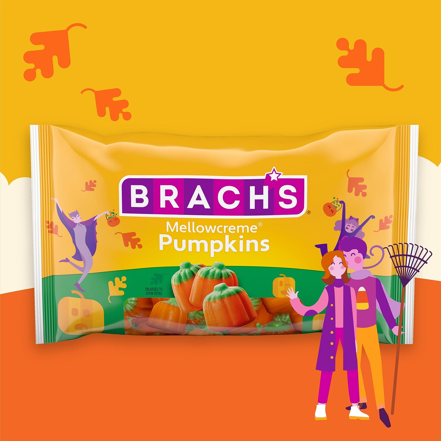 Brach'S Pumpkin Mellowcremes, Halloween Candy, 11 Oz Bag