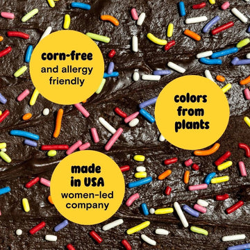 Rainbow Softies Natural Sprinkles By Supernatural, Made In Usa, No Artificial Dyes, Soy Free, Gluten Free, Vegan, 16Oz (Pack Of