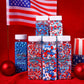 Patriotic Jimmy Sprinkles For Cake Decorating, Red White And Blue Sprinkles, 4Th Of July For Cake, Cupcakes, Cookies, Macaron, A