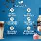 Syruvia Sugar-Free Cupcake Coffee Syrup - 25.4 Fl Oz Premium Coffee Flavoring Syrup - 0 Calorie- Kosher Coffee Syrups, Gluten Fr