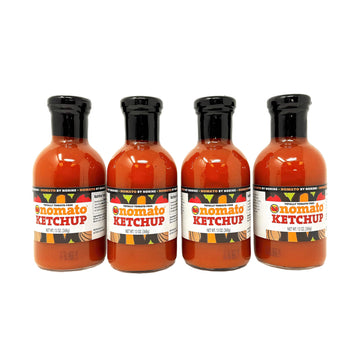 Nomato - 4 Pack of Original Tomato Free Ketchup Sauce (13 oz) - Tomato Free, Gluten Free, Nut Free and Dairy Free (Ketchup, 4 Pa