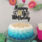 Gyufise 1Pc Happy 18Th Birthday Cake Topper Happy 18 Birthday Cake Decoration For 18 & Fabulous Birthday Hello 18 Party Annivers