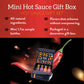 Taba?ro Mini Hot Sauce Gift Set, 4 Pack, Kit Includes Original, Extra Hot, Spicy Agave, Curry Habanero, 1.7 oz Mini Glass Bottle