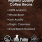 2Lb Don Pablo Colombian Supremo - Medium-Dark Roast - Whole Bean Coffee - Low Acidity - 2 Pound (2 Lb) Bag