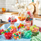 Sarahs Candy Factory Salt Water Taffy Assorted Taffy Kosher And Gluten Free In Resealable Bag, 2 Lbs
