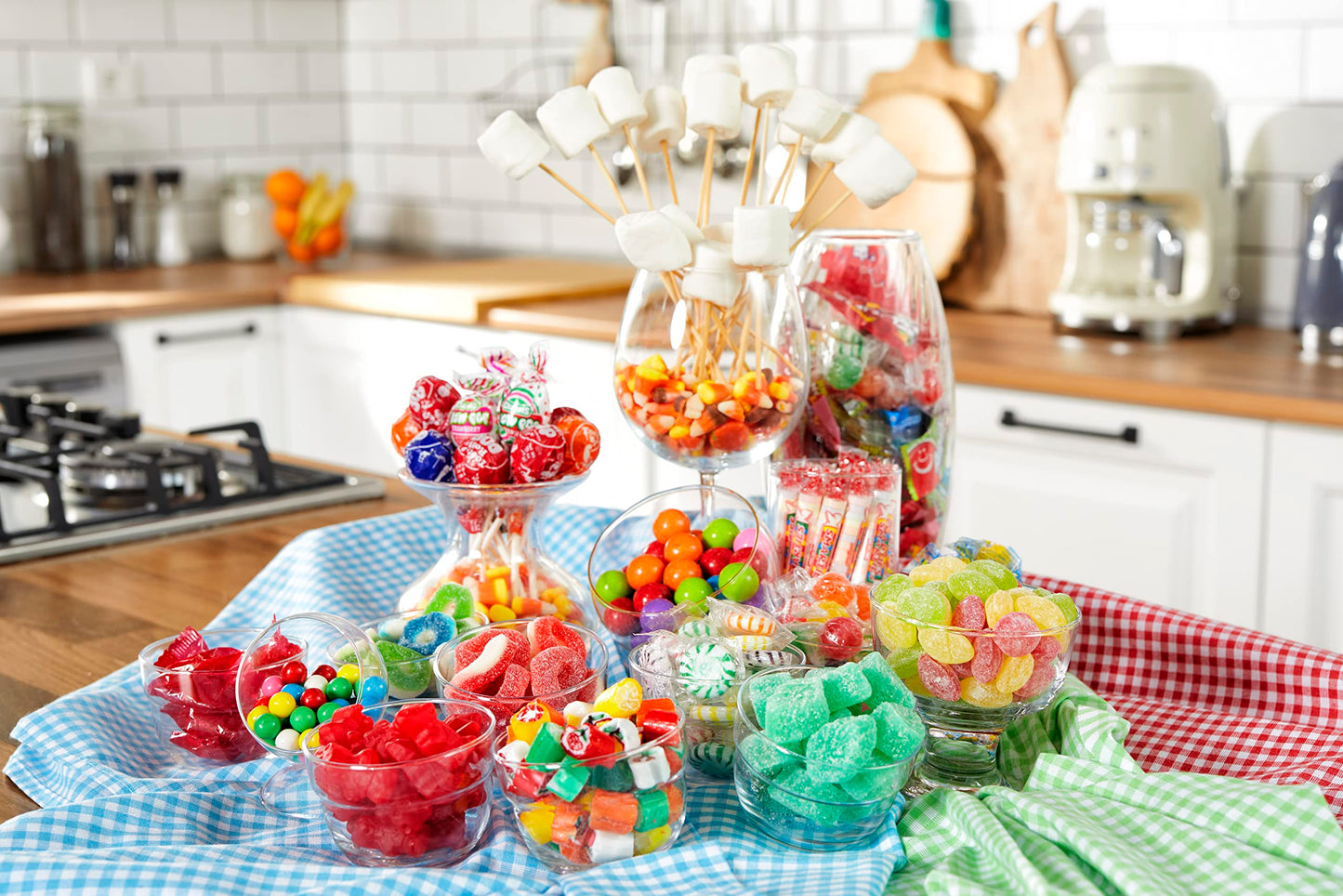 Sarahs Candy Factory Salt Water Taffy Assorted Taffy Kosher And Gluten Free In Resealable Bag, 2 Lbs