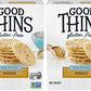 GOOD THINS Sesame Rice Snacks Gluten Free Crackers, Snack Crackers, 3.5 oz (Pack of 2)