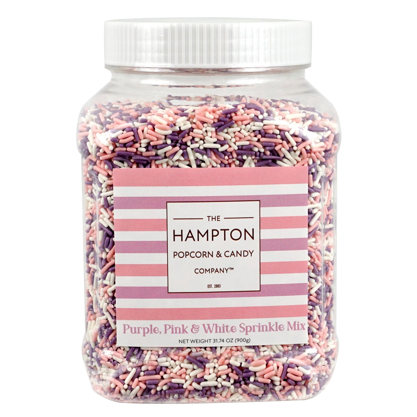 Pink, Purple & White Sprinkles Jimmies 1.98 Pounds Container, Sprinkles For Cake Decorating, Cake Sprinkles, Sprinkles For Bakin