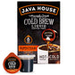 Java House Cold Brew Coffee, Sumatran Dark Roast Coffee Concentrate Liquid Pods, 6 Ct