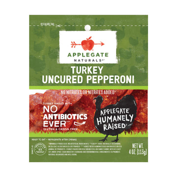 Applegate Natural Uncured Turkey Pepperoni 4Oz