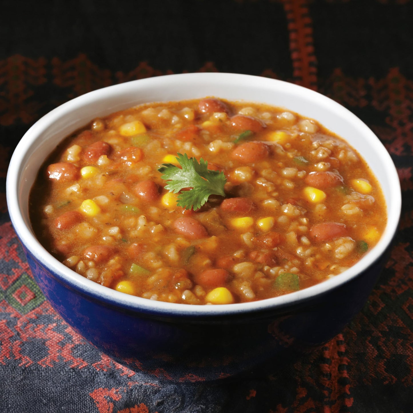 Amys Soup, Vegan Hearty Spanish Rice and Red Bean Soup, Gluten Free, Made With Organic Vegetables, Canned Soup, 14.7 Oz (12 Pack