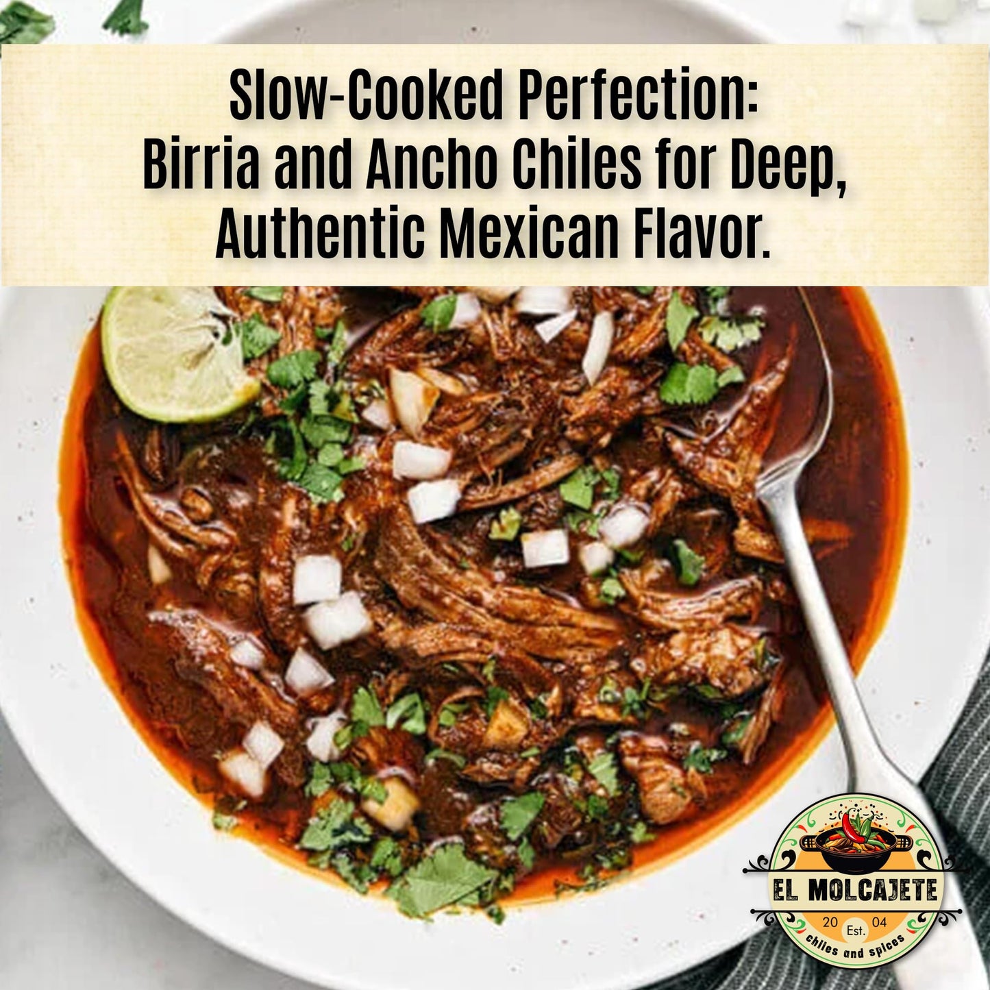 Dried Chile Pepper Variety 4-Pack - Ancho  Guajillo  Arbol & Chipotle Chiles - Whole Peppers for Authentic Mexican Cooking  Sauces  Salsas & Marinades - Bold Flavor  Hand Selected By El Molcajete