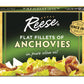 Reese Flat Fillets Of Anchovies In Olive Oil 2Oz (Pack Of 10)