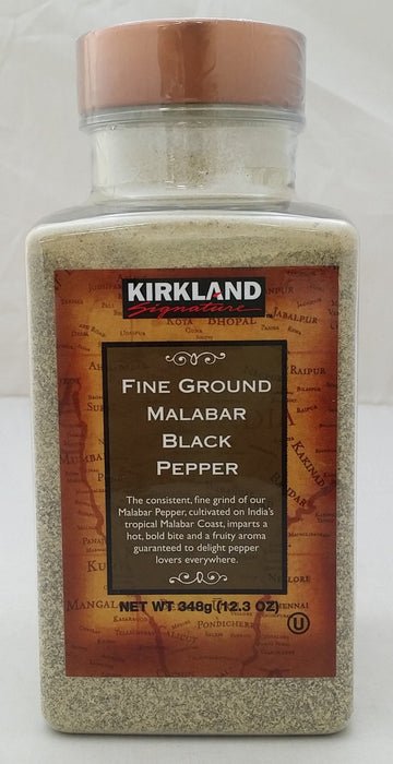 KIRKLAND Kirkland black pepper finely ground 348g