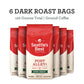 Seattles Best Coffee, Dark Roast Ground Coffee, Post Alley, 100% Arabica, 6 Bags (20 oz Each)