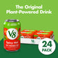 V8 Spicy Hot Vegetable Juice, 11.5 fl oz Can, 24 Pack, Model 200000018596